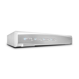 Switch KVM 4 porturi DisplayPort 1.2, USB 2.0 & Audio, Lindy L39305